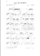 scarica la spartito per fisarmonica All by myself (Chant : Eric Carmen) (Slow) in formato PDF