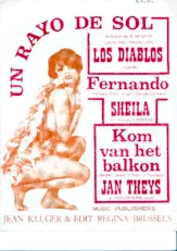 download the accordion score Un rayo de sol (Kom van het balkon) (chant : Los Diablos / Sheila) in PDF format