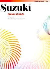 télécharger la partition d'accordéon Suzuki : Piano School (Volume 1) au format PDF