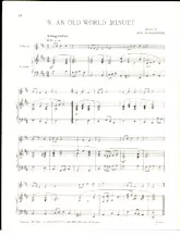 scarica la spartito per fisarmonica An old world minuet (Valse lente) in formato PDF