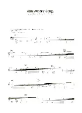 télécharger la partition d'accordéon Anniversary song (Valse) au format PDF