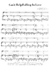 download the accordion score Can't help falling in love (Chant : Elvis Presley) in PDF format