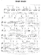 télécharger la partition d'accordéon Baby baby (Pop Rumba) au format PDF