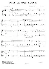 descargar la partitura para acordeón Près de mon coeur (Valse Lente) en formato PDF