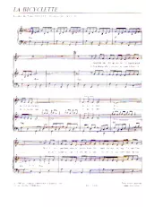 download the accordion score La bicyclette (Chant : Yves Montand) in PDF format