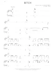 download the accordion score Bitch (Pop Rock) in PDF format