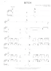 descargar la partitura para acordeón Bitch (Pop Rock) en formato PDF