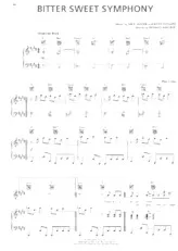 télécharger la partition d'accordéon Bitter Sweet Symphony (Interprètes : The Verve) (Rock Ballade) au format PDF
