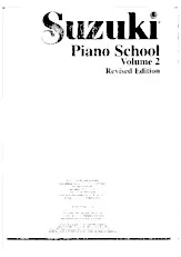 télécharger la partition d'accordéon Suzuki : Piano School (Volume 2) au format PDF