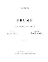 download the accordion score Brume (Ballade) in PDF format
