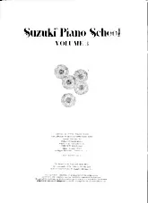 télécharger la partition d'accordéon Suzuki : Piano School (Volume 3) au format PDF