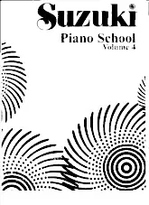 télécharger la partition d'accordéon Suzuki : Piano School (Volume 4) au format PDF