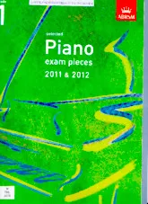 télécharger la partition d'accordéon Selected Piano Exam Pieces (2011 & 2012) (Grade 1) au format PDF