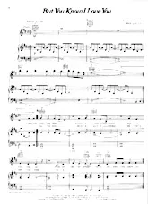 scarica la spartito per fisarmonica But you know I love you (Interprètes : Kenny Rogers & The First Edition) (Country) in formato PDF