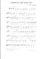 télécharger la partition d'accordéon Candle in the wind (Ballade) au format PDF