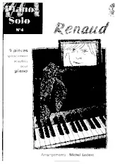 download the accordion score Piano Solo n°4 : Renaud / 9 pièces spécialement adaptées pour Piano (Arrangement : Michel Leclerc) in PDF format