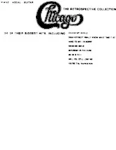 télécharger la partition d'accordéon The retrospective Collection Chicago / 34 of their biggest hits au format PDF