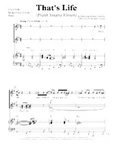 télécharger la partition d'accordéon That's Life (Version : Frank Sinatra) (Slow-Blues) au format PDF