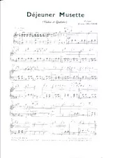 download the accordion score Déjeuner Musette (Valse et Grelots) in PDF format