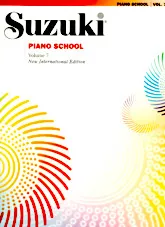 télécharger la partition d'accordéon Suzuki : Piano School (Volume 7) au format PDF