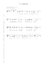 télécharger la partition d'accordéon Avondliedje (Ballade) au format PDF