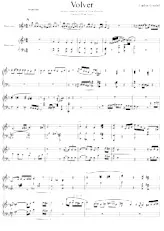 télécharger la partition d'accordéon Volver (Arreglo basado en el Duo de Troilo-Piazzolla) (Adaptación : Hugo Satorre) (Duo de Bandonéons) (Tango) au format PDF