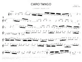 télécharger la partition d'accordéon Caro tango au format PDF
