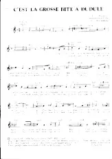 download the accordion score C'est la grosse bite à Dudule (Valse) in PDF format