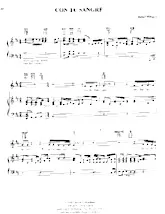 télécharger la partition d'accordéon Con tu Sangre (Chant : Marcos Witt) (Ballade) au format PDF