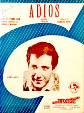 télécharger la partition d'accordéon Adios (Adieu) (Chant : Alberto Marco) (Tango-Cancion) (Piano) au format PDF