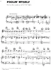 télécharger la partition d'accordéon Foolin' Myself (Chant : Billie Holiday) au format PDF