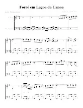 download the accordion score Forró em Lagoa da Canoa (Escrito por: Gilberto Feitosa) (Accordéon + Bass Accordéon) in PDF format