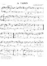 download the accordion score A tâton (Java) in PDF format
