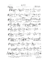 télécharger la partition d'accordéon Alice (Chant : Eddy Mitchell) (Slow) au format PDF