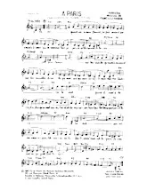scarica la spartito per fisarmonica A Paris (Valse) in formato PDF