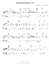 scarica la spartito per fisarmonica Damos honor a ti (Chant : Danilo Montero) (Slow) in formato PDF