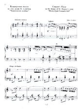 descargar la partitura para acordeón Concert Piece / on the theme of M Blaner's song Black-Eyed Cossack Girl en formato PDF