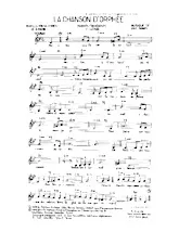 télécharger la partition d'accordéon La chanson d'Orphée (Boléro) au format PDF