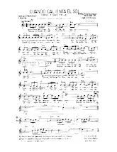 download the accordion score Cuando calienta el sol (Quand le soleil était là) (Rock Lent) in PDF format