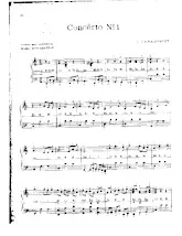 scarica la spartito per fisarmonica Concerto N°1 (Arrangement pour accordéon de Mario Mascarenhas) in formato PDF