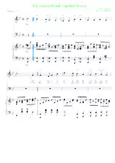 descargar la partitura para acordeón De concertzaal van het leven (Folk) en formato PDF