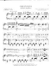 télécharger la partition d'accordéon Granada (Fantasia Española) (Piano) au format PDF