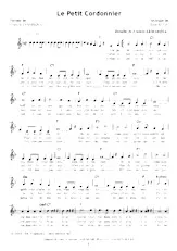 descargar la partitura para acordeón Le petit cordonnier (Les petits souliers) (Fox-Trot) en formato PDF