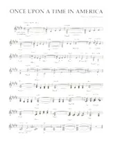 descargar la partitura para acordeón Once upon a time in America (Il était une fois l'Amérique) en formato PDF