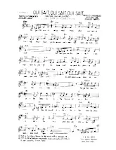 download the accordion score Qui sait Qui sait Qui sait (Quizas Quizas Quizas) in PDF format
