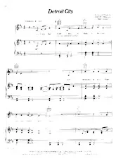 scarica la spartito per fisarmonica Detroit City (Chant : Dolly Parton) (Rumba) in formato PDF