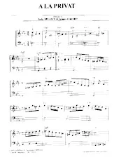 download the accordion score A la Privat (Valse) in PDF format