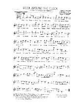 télécharger la partition d'accordéon Rock around the clock (Toutes les heures qui sonnent) (Chant : Bill Haley / Jacques Hélian) au format PDF