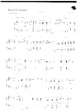 télécharger la partition d'accordéon Autumn leaves (Les feuilles mortes) (Piano Solo) au format PDF