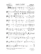 télécharger la partition d'accordéon Vive le vent (D'après : Jingle Bells) au format PDF